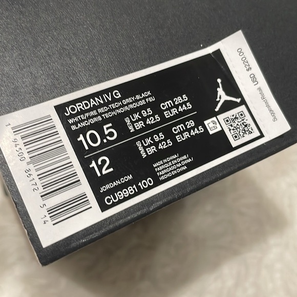 SOLD Air Jordan IV GOLF ⛳️ NWT - Picture 8 of 10